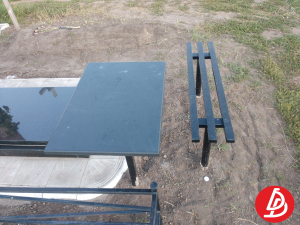 Ритуальные столы лавки из металла.