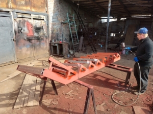 Лестница уголок швеллер