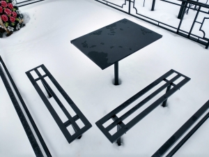 Ритуальные столы лавки металлические