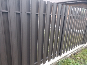 Забор из профнастила