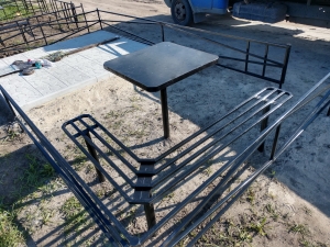 Ритуальные столы лавки металлические