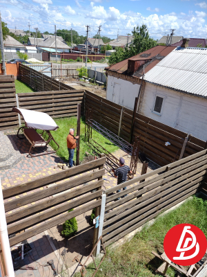 Навес из профнастила