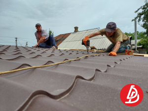 Навес из профнастила