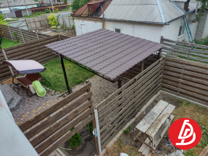 Навес из профнастила