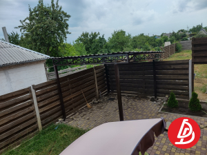 Навес из профнастила