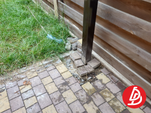 Навес из профнастила