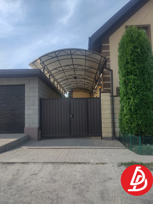 Навес из поликарбоната  POLYGAL