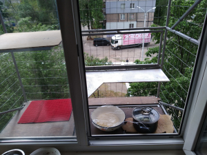Вольер для кота. На окно.