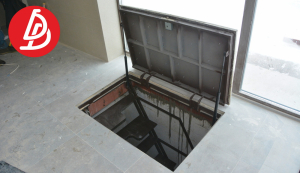 Люк в подвал под плитку