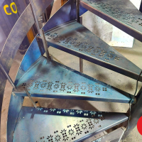 Винтовая, металлическая лестница