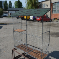 Вольер для кота. На окно.