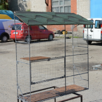 Вольер для кота. На окно.