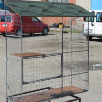 Вольер для кота. На окно.