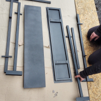 Лавка разборная из Металла (по почте). - 2