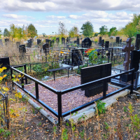 Оградка из проф. трубы 50х50