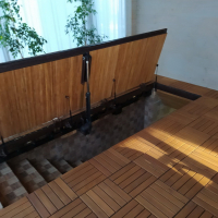 Автоматический люк в подвал.