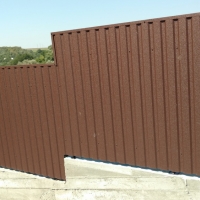 Забор из профнастила