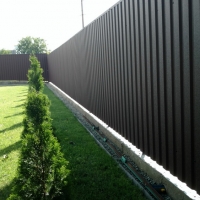 Забор из профнастила