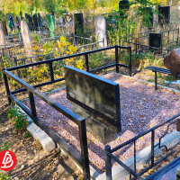 Оградка из проф. трубы 50х50