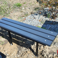 Лавочка обшитая полимером (ПВХ)