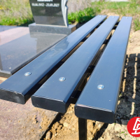 Лавочка обшитая полимером (ПВХ)