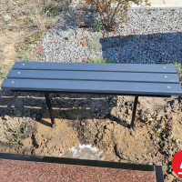 Лавочка обшитая полимером (ПВХ)