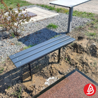 Лавочка обшитая полимером (ПВХ)