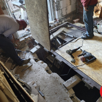 Люк в подвал двойной