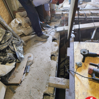 Люк в подвал двойной