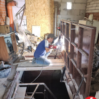 Люк в подвал двойной