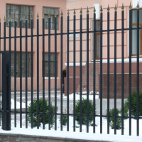 Забор решетчатый, простой