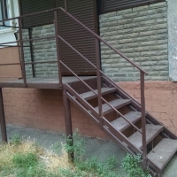 Крыльцо из металла