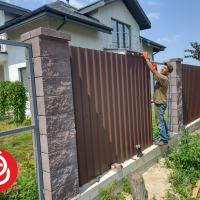 Забор из профнастила