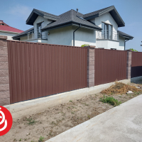 Забор из профнастила