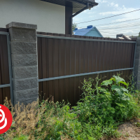 Забор из профнастила