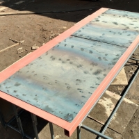 Люк на подвал - из двух частей