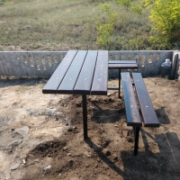 Ритуальные столы лавки из дерева.