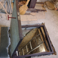 Люк в подвал под плитку