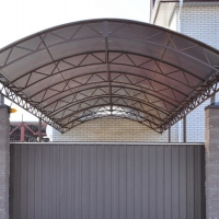 Навес из поликарбоната  POLYGAL