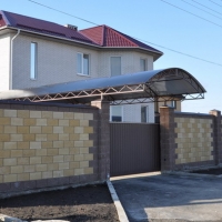 Навес из поликарбоната  POLYGAL