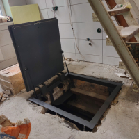 Люк под плитку