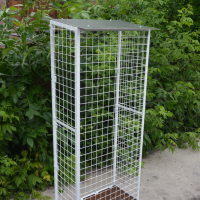 Вольер для кошек - белый.