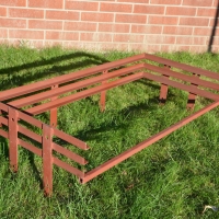 Решетка на барбекю.