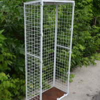 Вольер для кошек - белый.