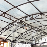 Навес из поликарбоната  POLYGAL