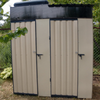 Душ - туалет металлический