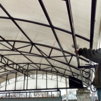 Навес из поликарбоната  POLYGAL