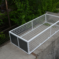 Вольер для кошек - белый.