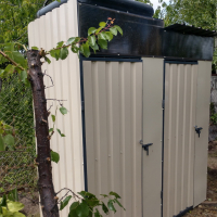 Душ - туалет металлический