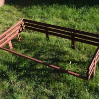 Решетка на барбекю.